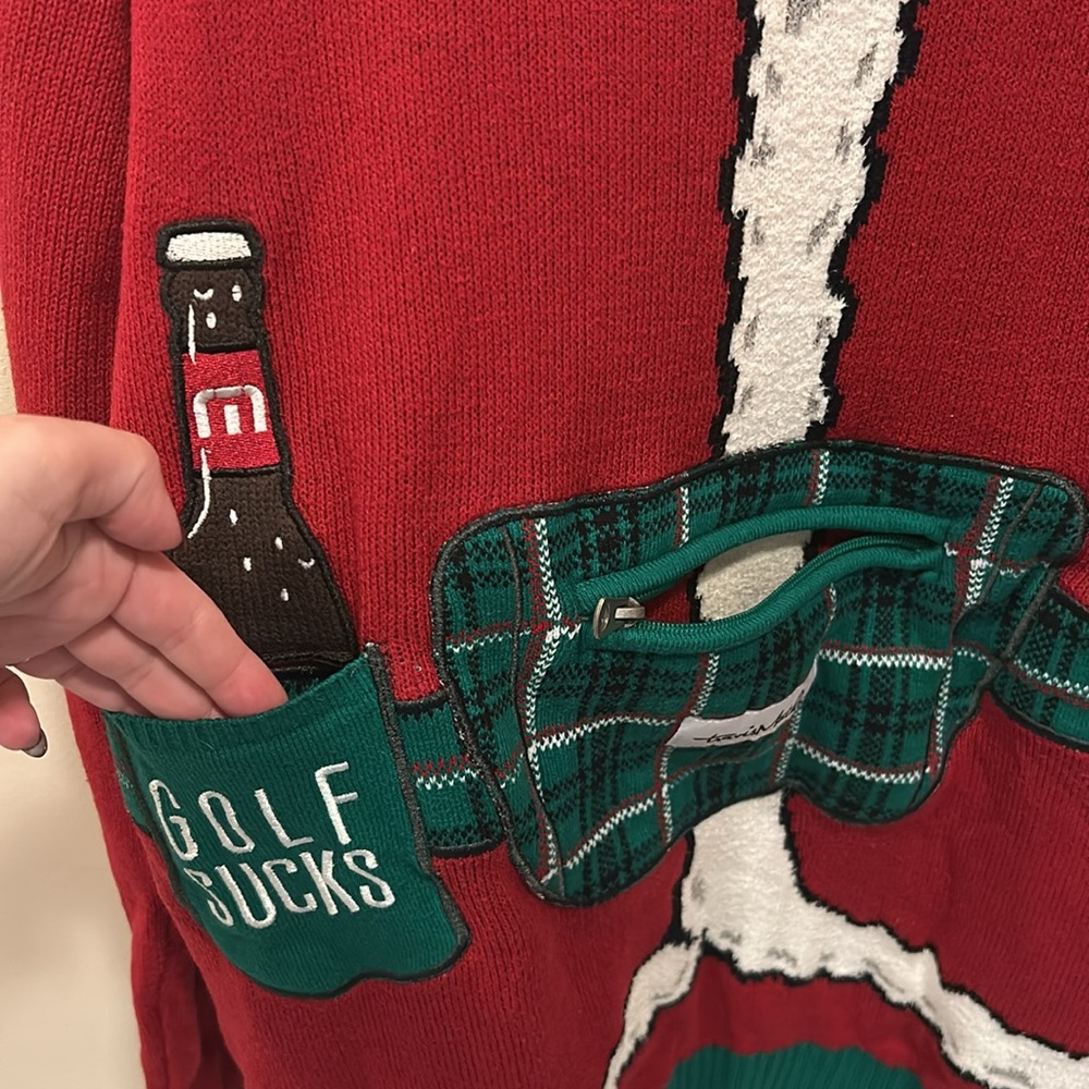 Travis Mathew Golf Sucks Christmas Sweater View 2
